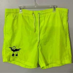 Bain De Mer Swinwear Neon Yellow Size XXL-3XL